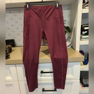 Zella Maroon Active Leggings